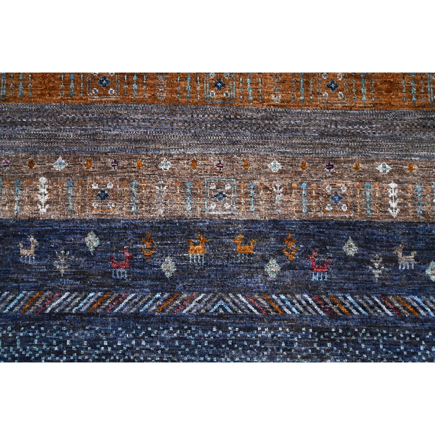 ARYANA GABEH BLUE / BROWN 8'11" X 13'1"