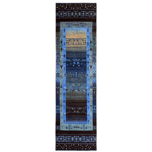 ARYANA GABEH BLACK / BLUE 2'7" X 9'7"