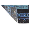 ARYANA GABEH BLACK / BLUE 2'7" X 9'7"
