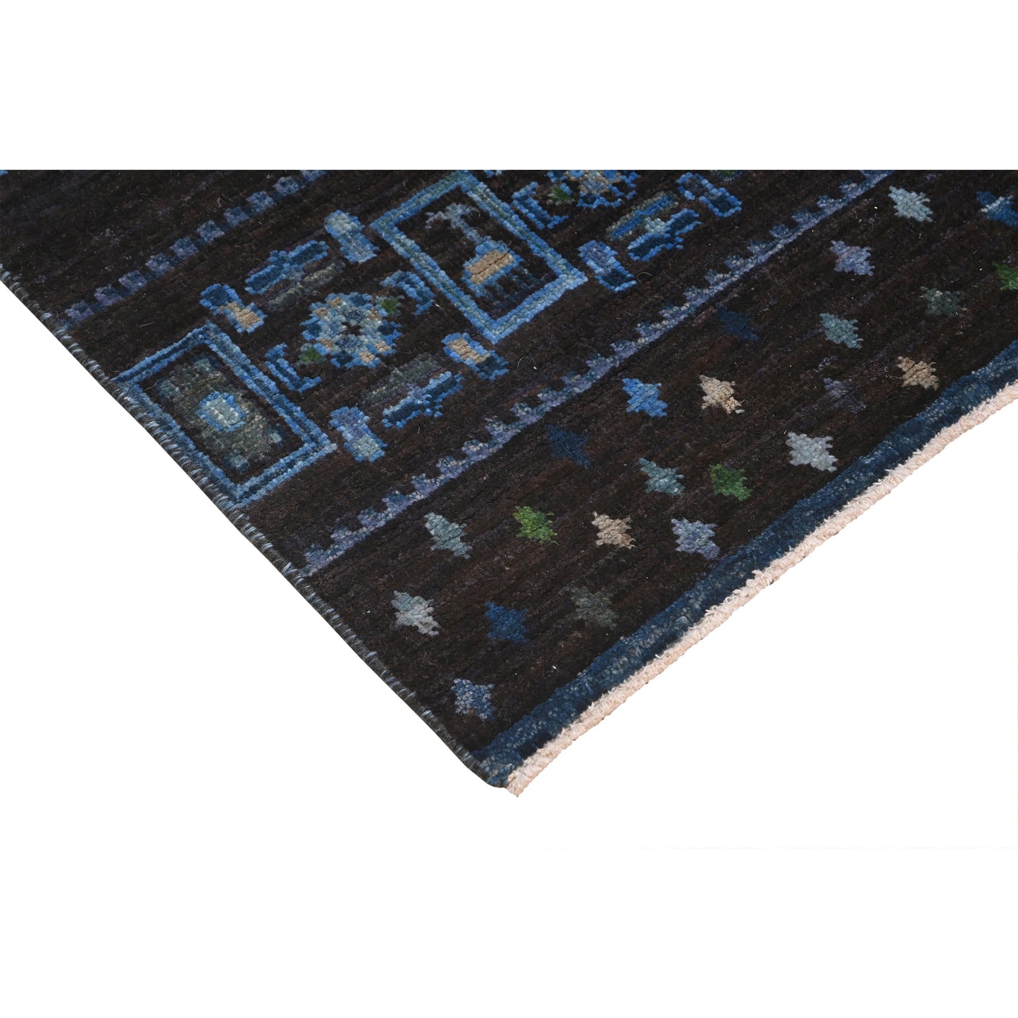ARYANA GABEH BLACK / BLUE 2'7" X 9'7"