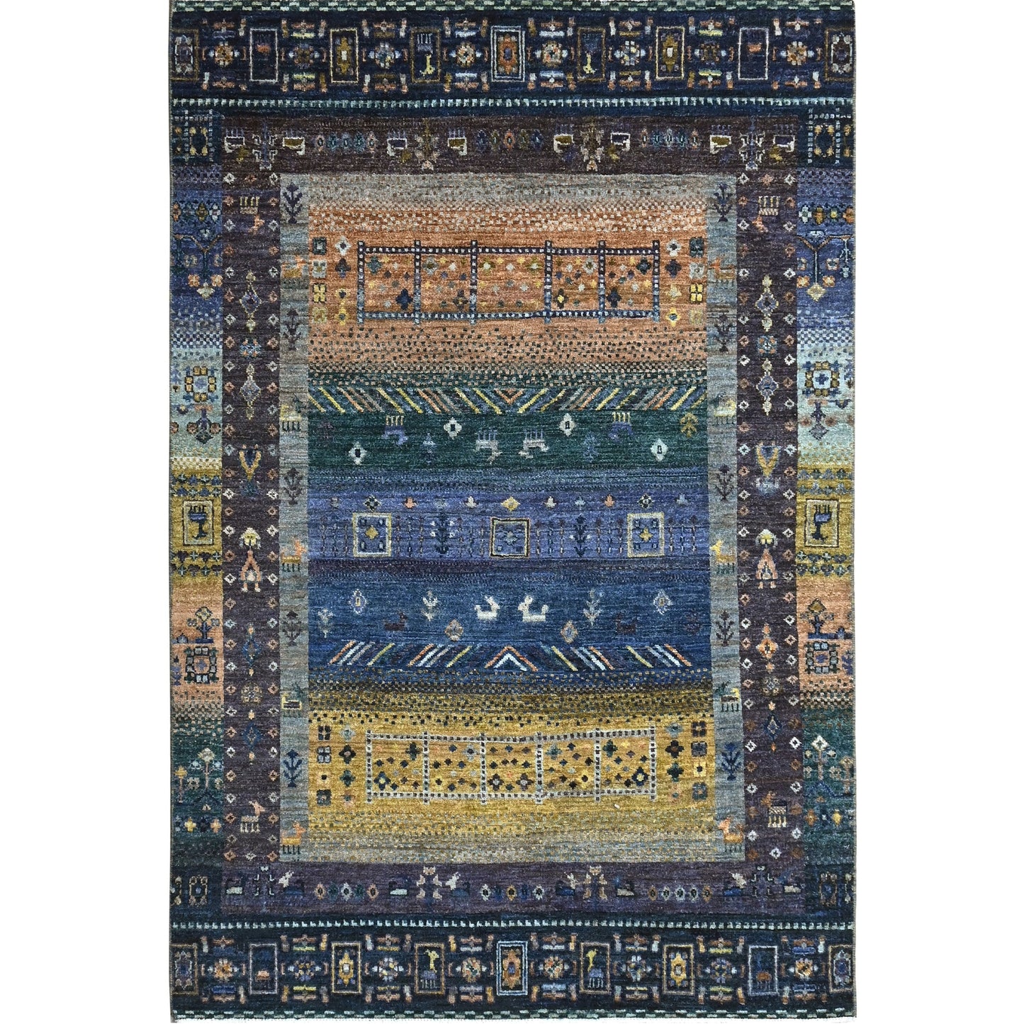 ARYANA GABEH BLUE 4' X 5'9"
