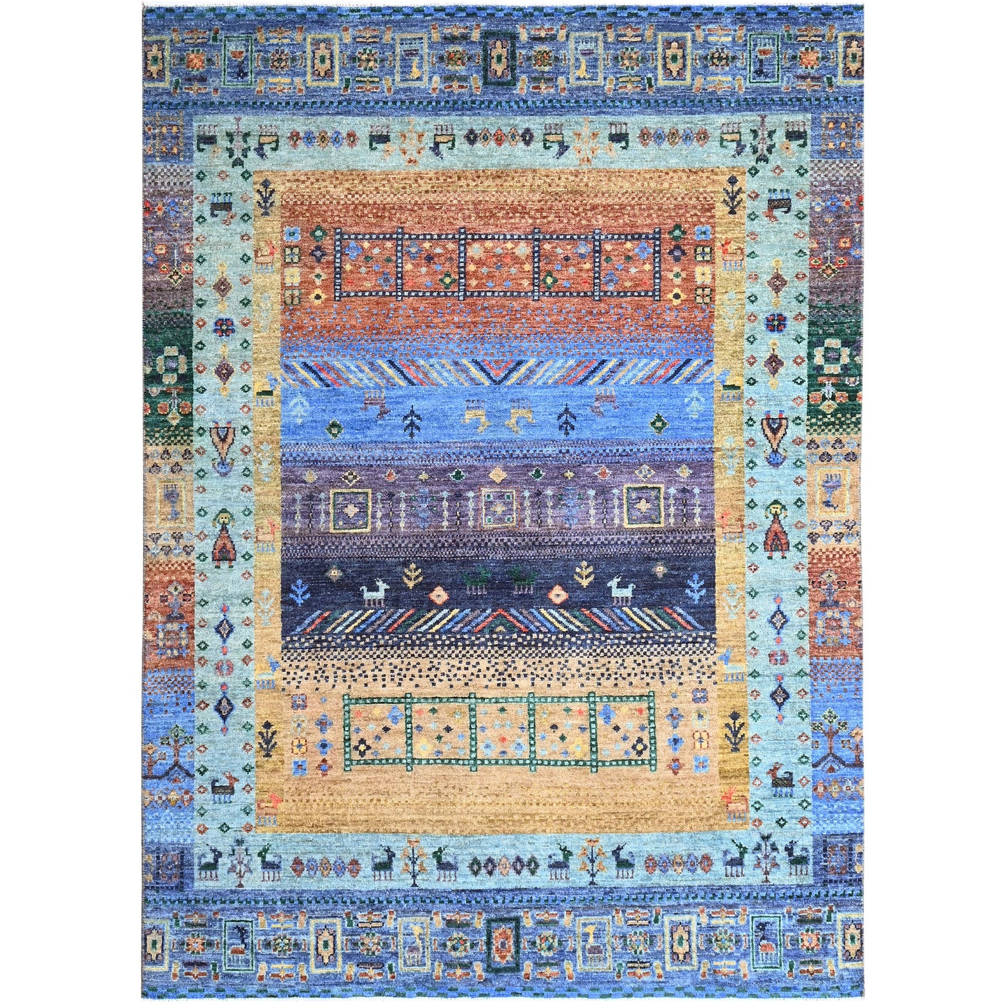 ARYANA GABEH BLUE 4' X 5'7"