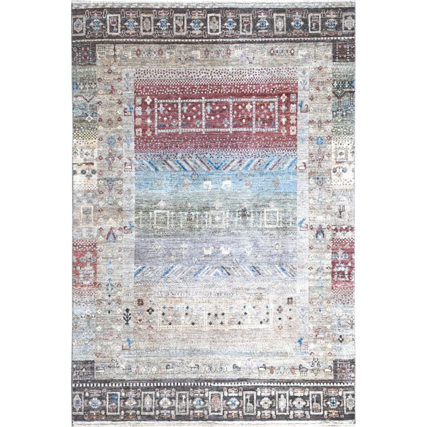 ARYANA GABEH BEIGE / GREY 4' X 6'