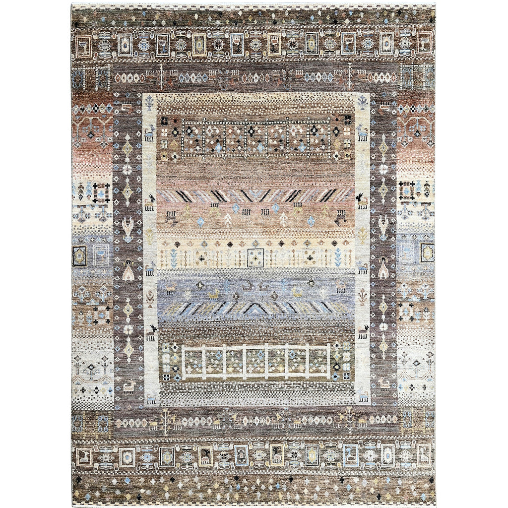 ARYANA GABEH GREY / BROWN 5' X 6'9"