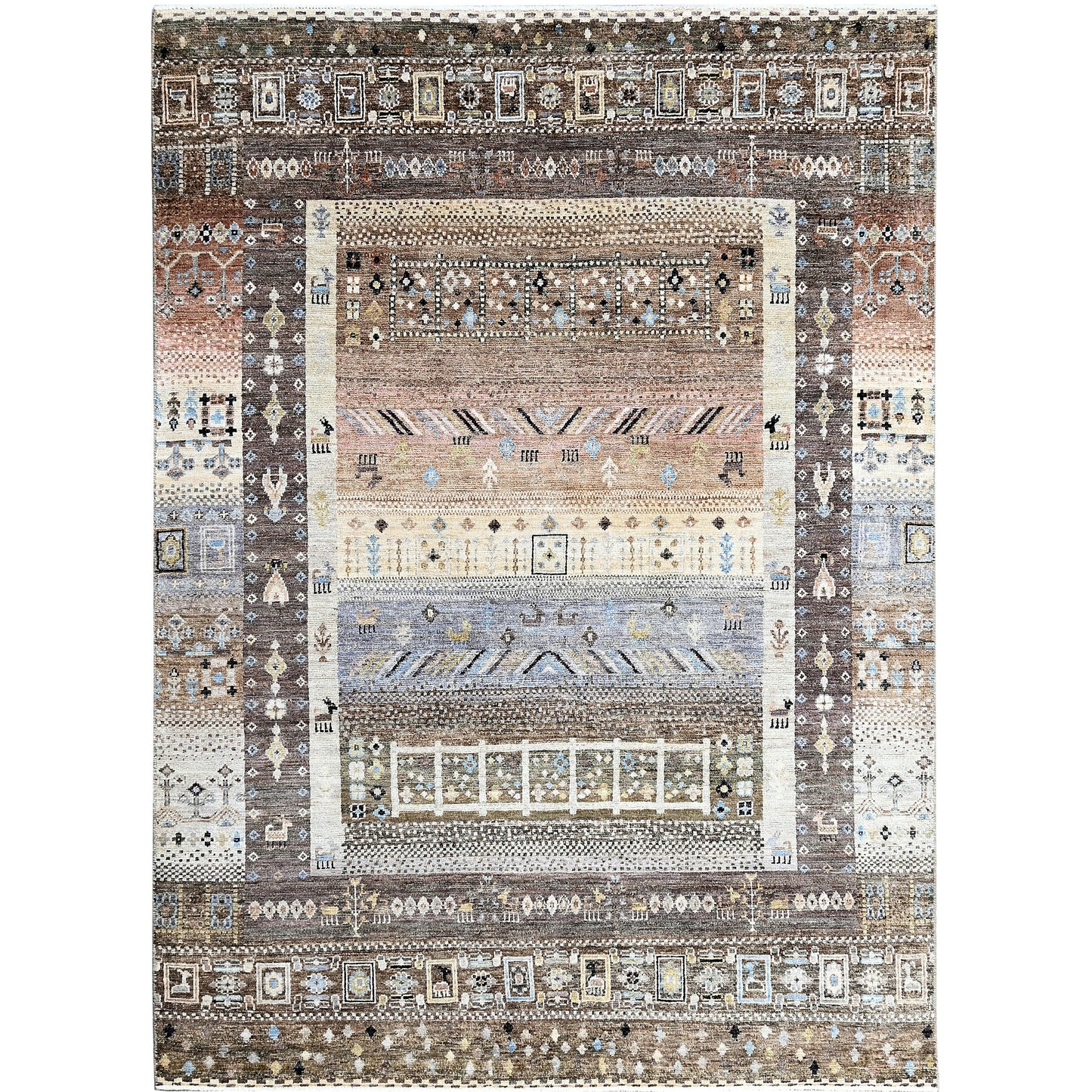 ARYANA GABEH GREY / BROWN 5' X 6'9"