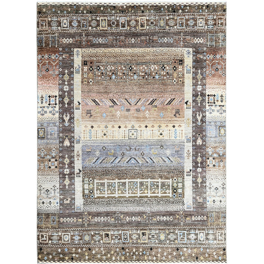ARYANA GABEH GREY / BROWN 5' X 6'9"