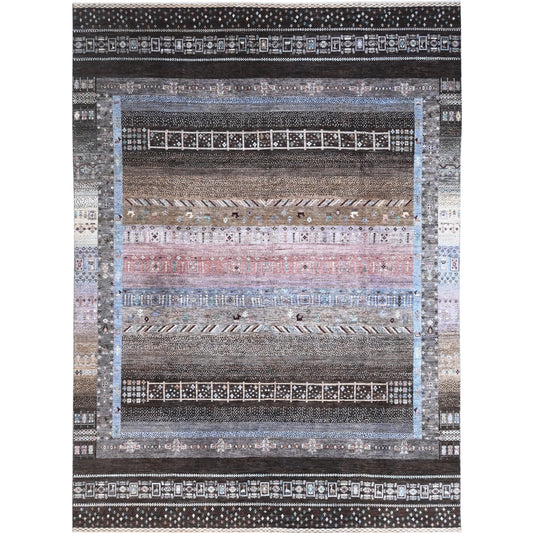 ARYANA GABEH BLACK / BROWN 9' X 11'9"