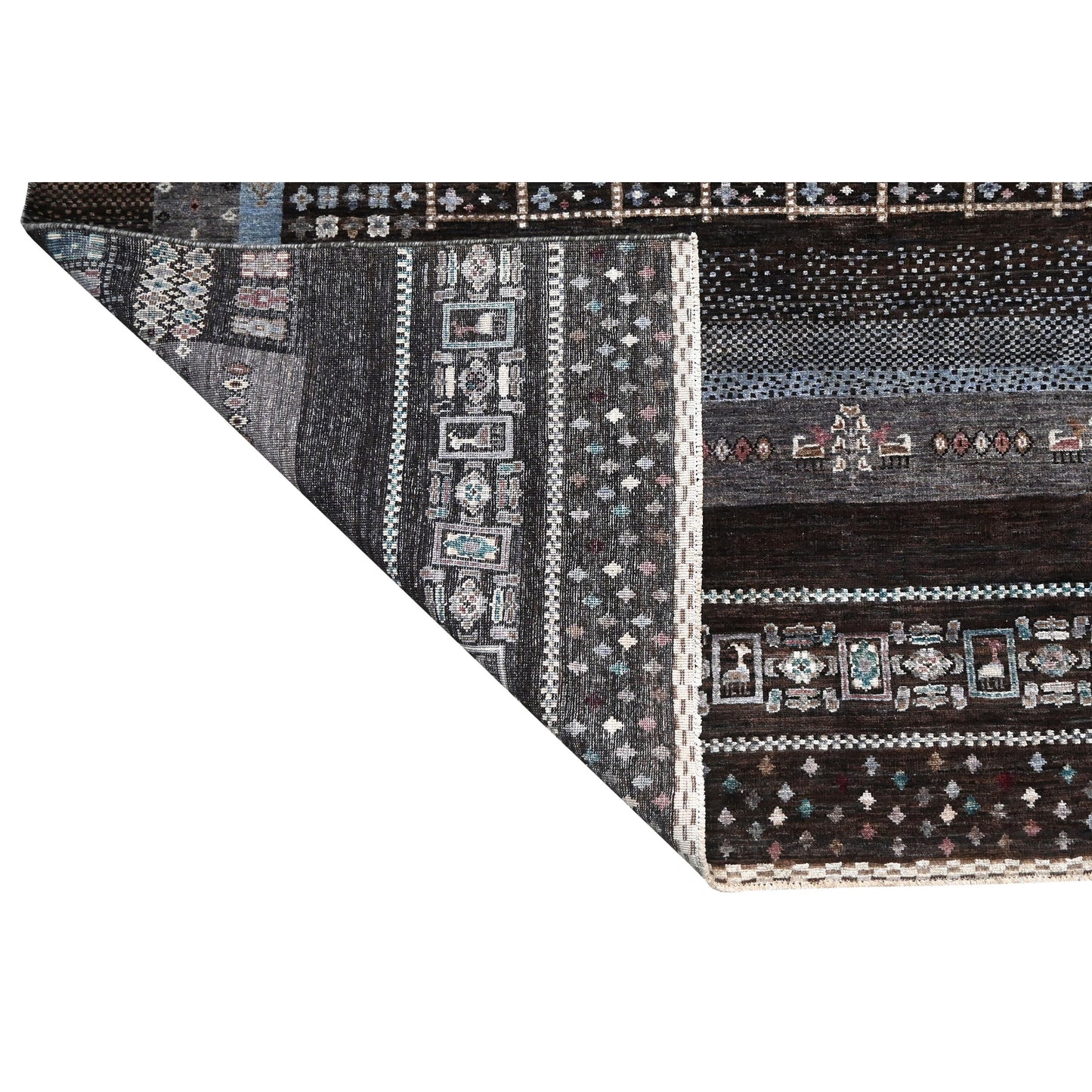 ARYANA GABEH BLACK / BROWN 9' X 11'9"