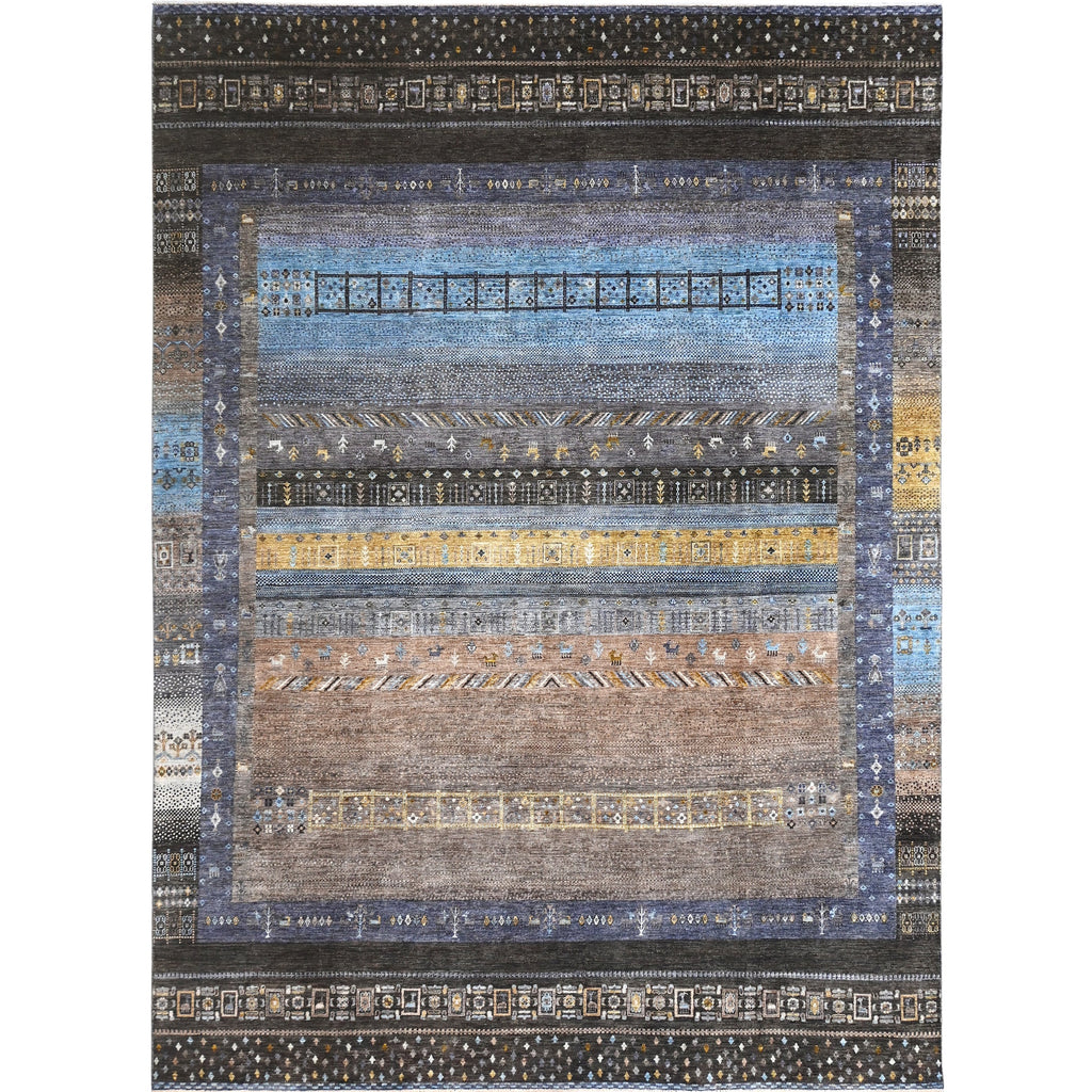 ARYANA GABEH BLACK / BROWN 8'11" X 11'8"