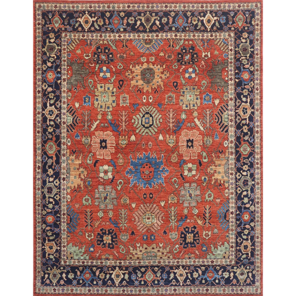 ARYANA ARYAN RUST / NAVY 8'1" X 9'8"