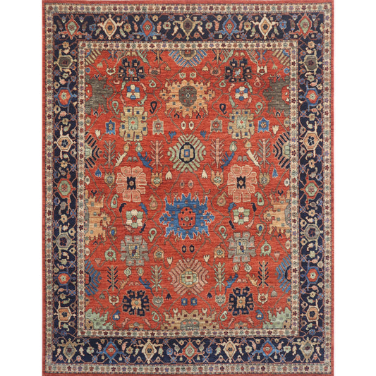 ARYANA ARYAN RUST / NAVY 8'1" X 9'8"