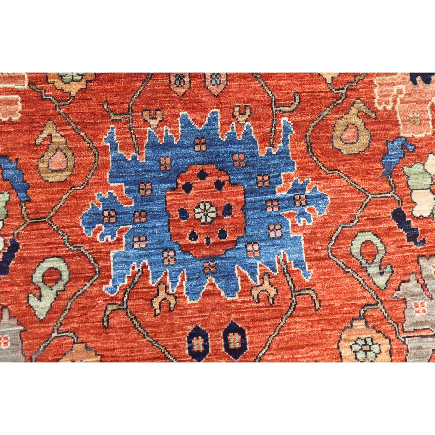 ARYANA ARYAN RUST / NAVY 8'1" X 9'8"