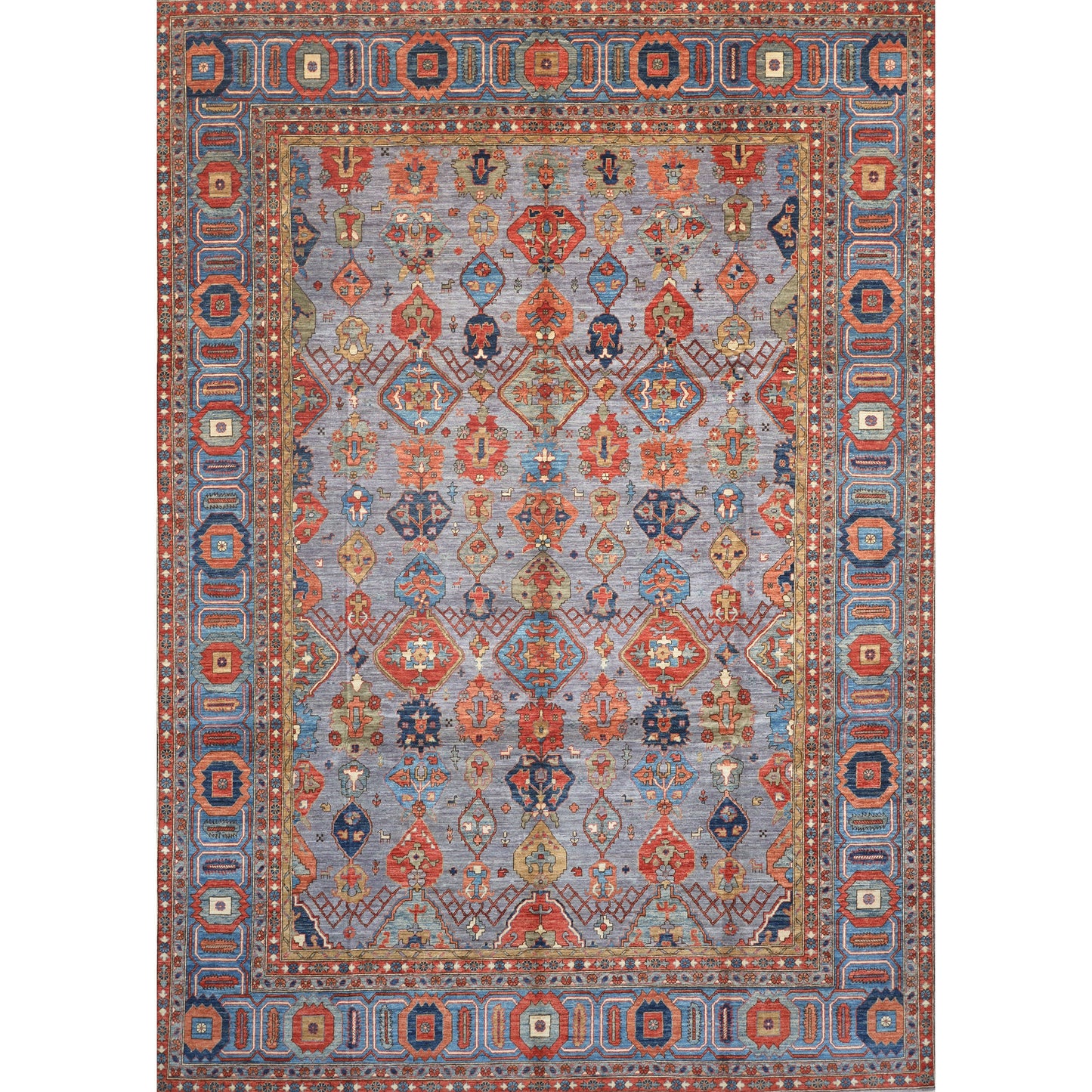ARYANA ARYAN GREY / GREEN 9' X 11'11"