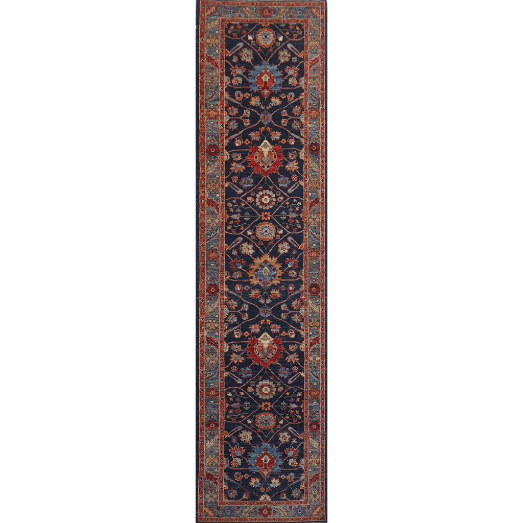 ARYANA ARYAN NAVY / GREEN 3'1" X 12'4"