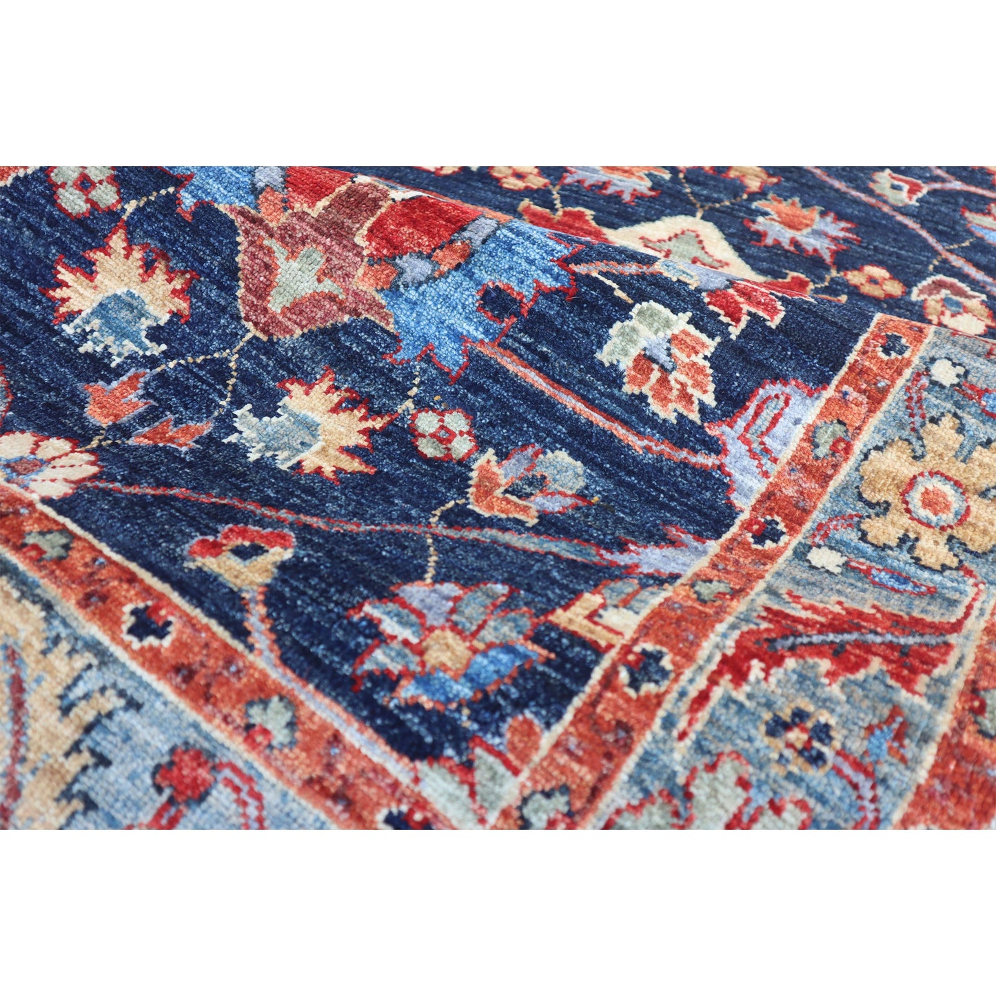 ARYANA ARYAN NAVY / GREEN 3'1" X 12'4"