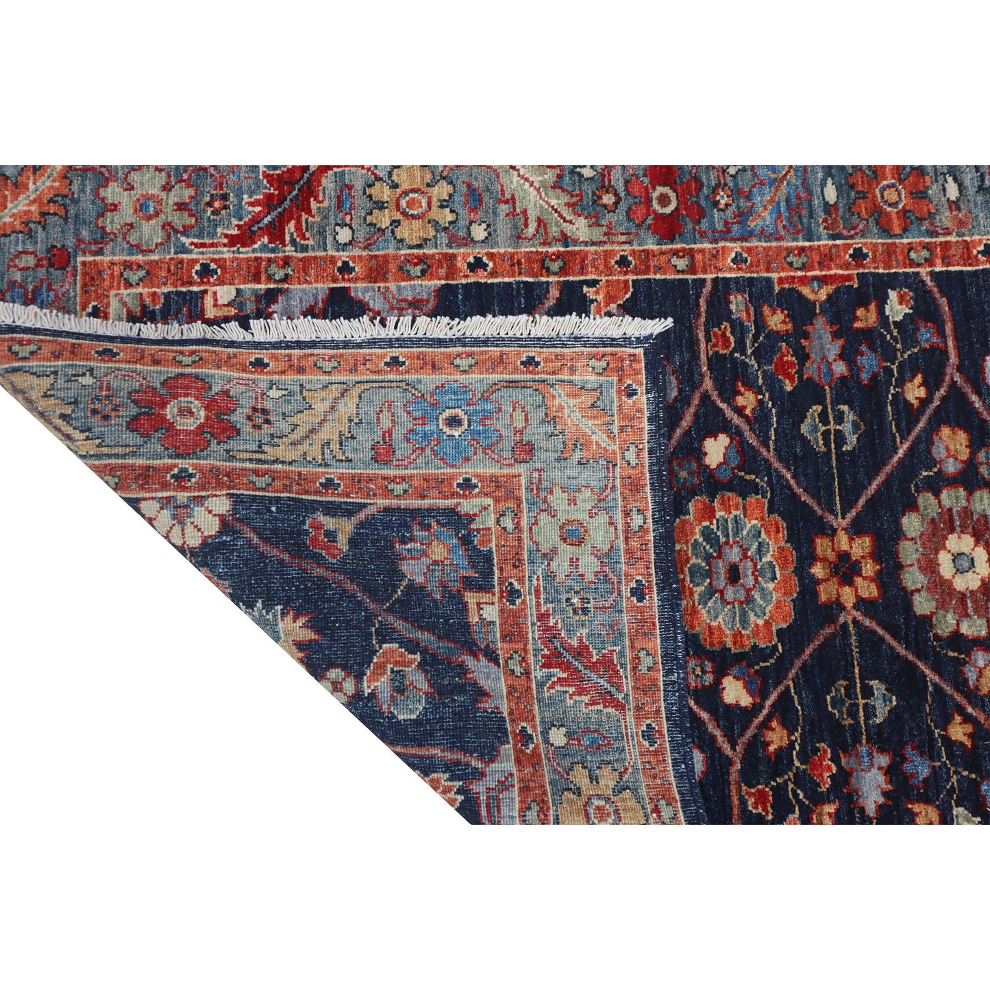 ARYANA ARYAN NAVY / GREEN 3'1" X 12'4"