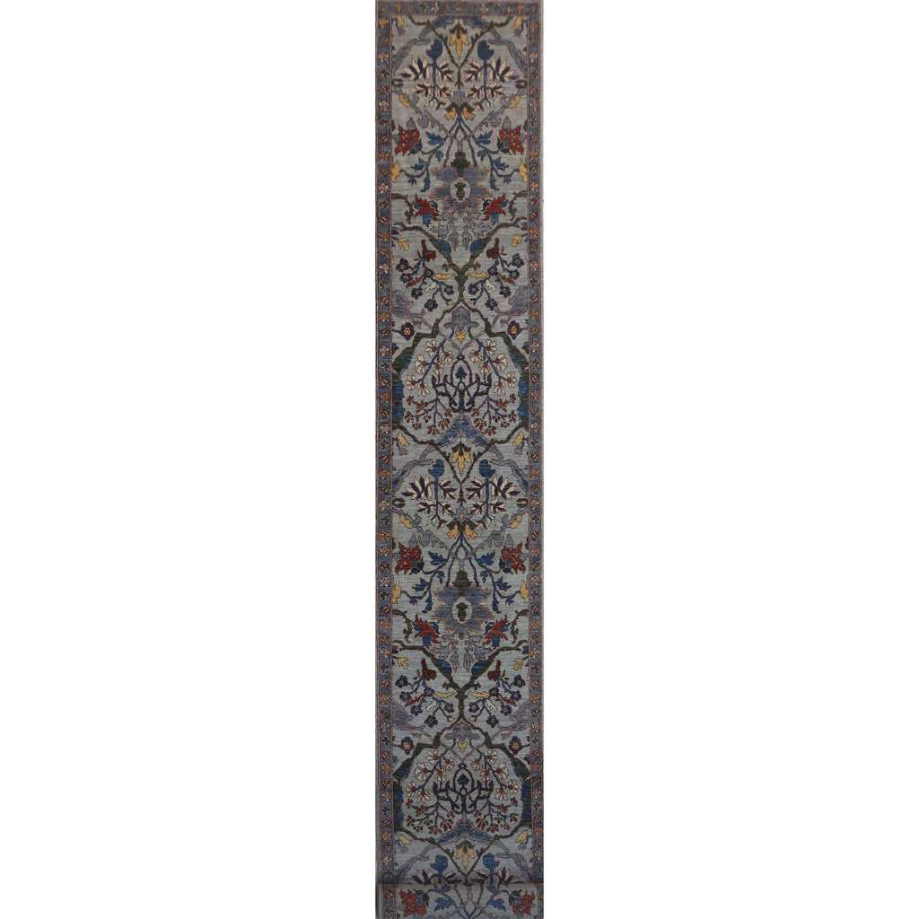 ARYANA ARYAN GREY / GREEN 2'10" X 27'3"