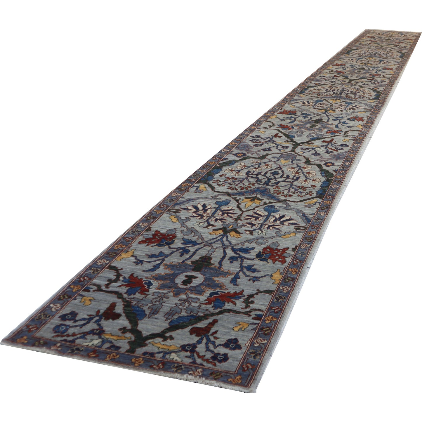 ARYANA ARYAN GREY / GREEN 2'10" X 27'3"