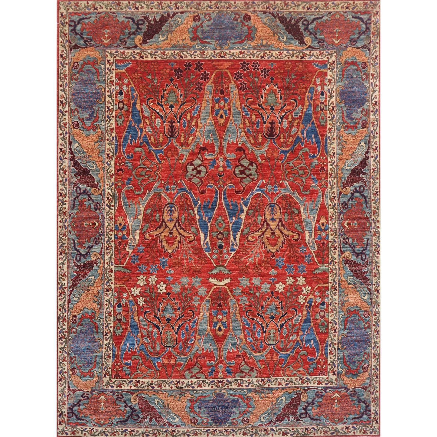 ARYANA ARYAN RUST / GREEN 8'1" X 10'4"