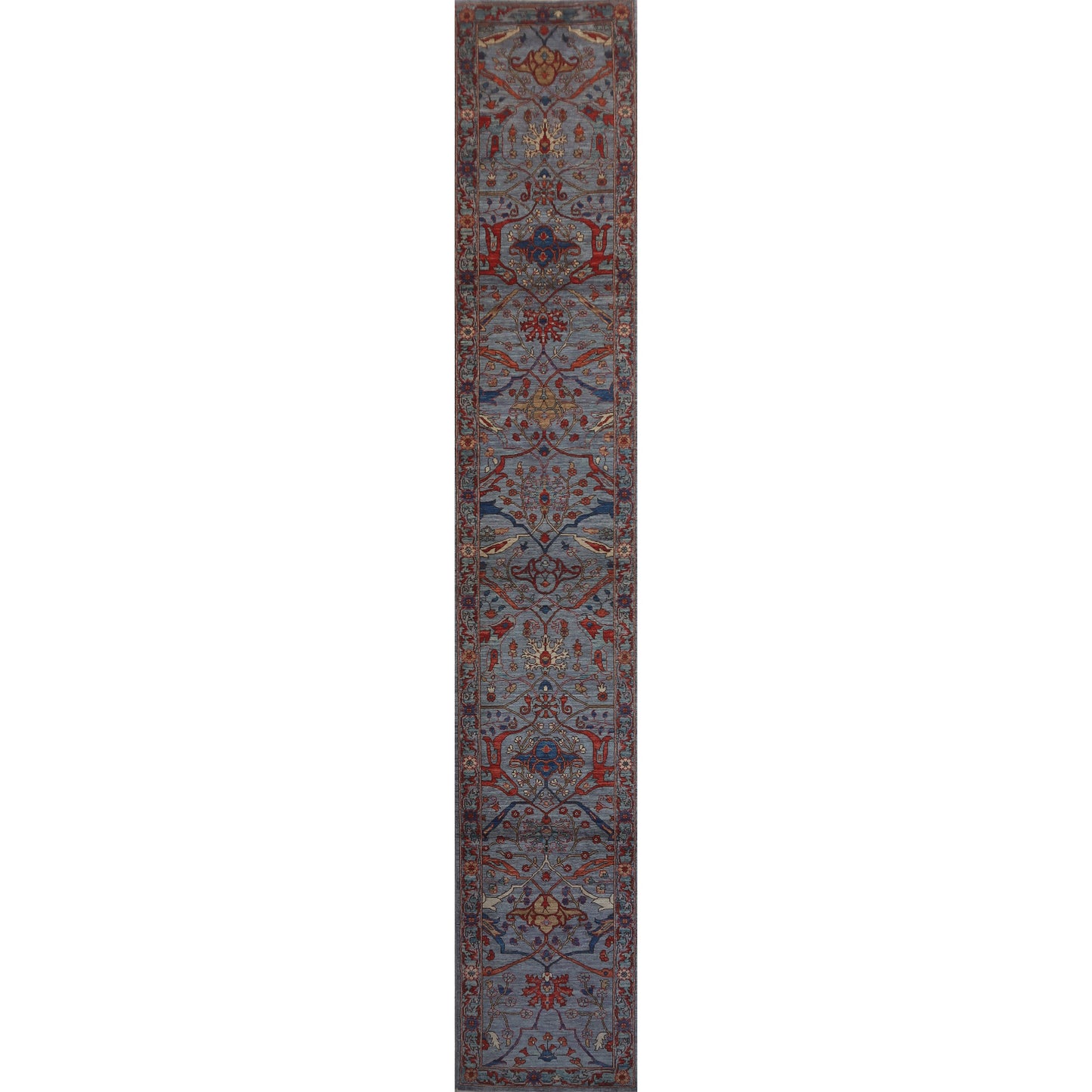 ARYANA ARYAN GREY / GREEN 2'5" X 16'2"