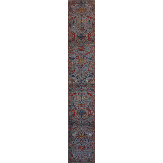 ARYANA ARYAN GREY / GREEN 2'5" X 16'2"