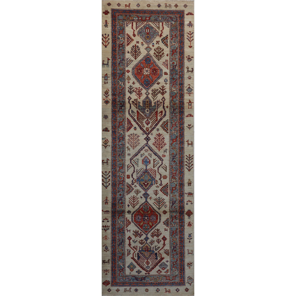 ARYANA ARYAN BEIGE / GREEN 2'10" X 9'8"
