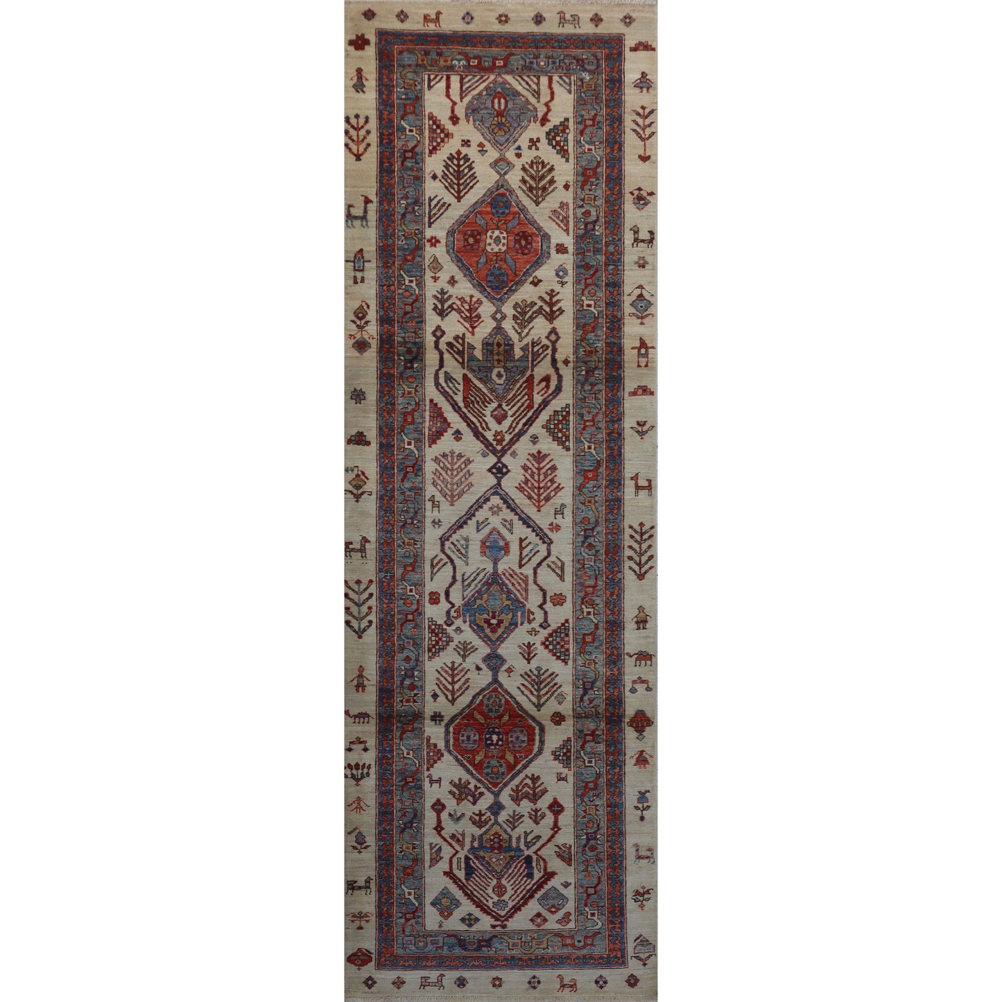 ARYANA ARYAN BEIGE / GREEN 2'10" X 9'8"