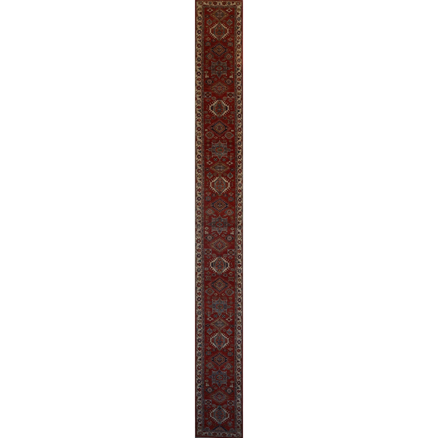 ARYANA ARYAN RUST / IVORY 2'7" X 26'8"