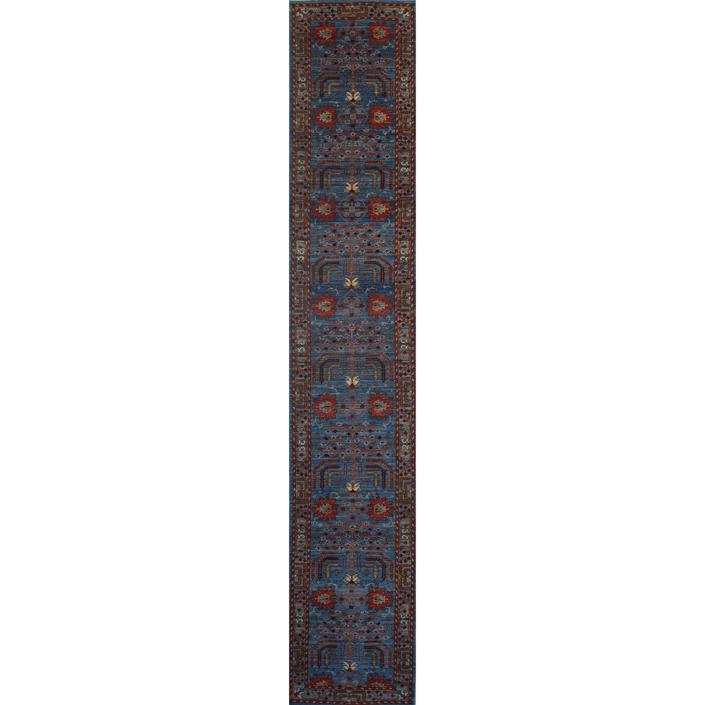 ARYANA ARYAN BLUE / GREEN 2'10" X 17'9"