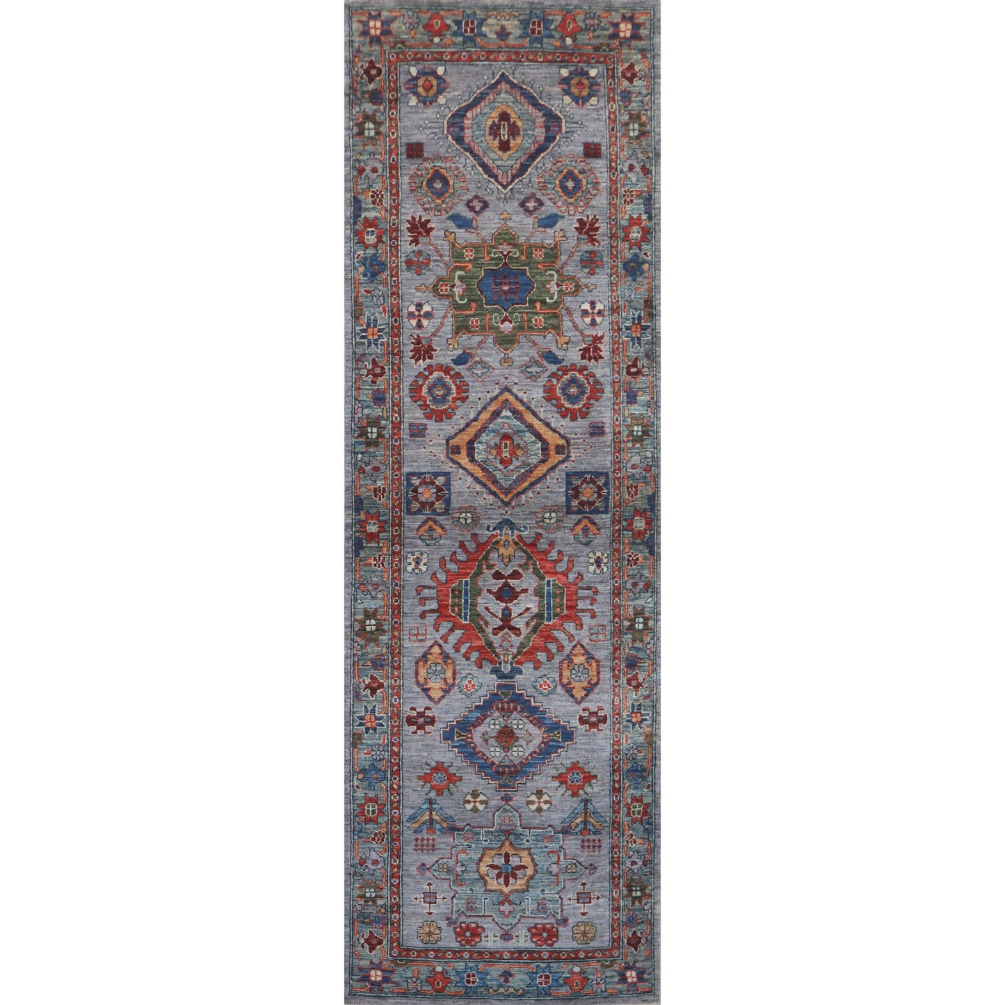 ARYANA ARYAN GREY / GREEN 2'7" X 8'4"