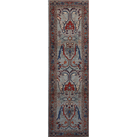 ARYANA ARYAN GREY / GREEN 2'8" X 9'9"