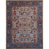 ARYANA ARYAN GREEN / LIGHT BLUE 8'4" X 10'5"