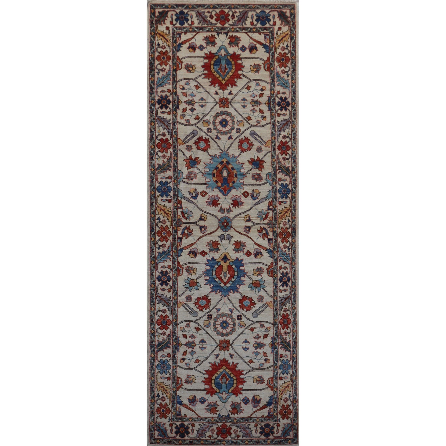 ARYANA ARYAN IVORY / LIGHT BLUE 2'9" X 8'2"