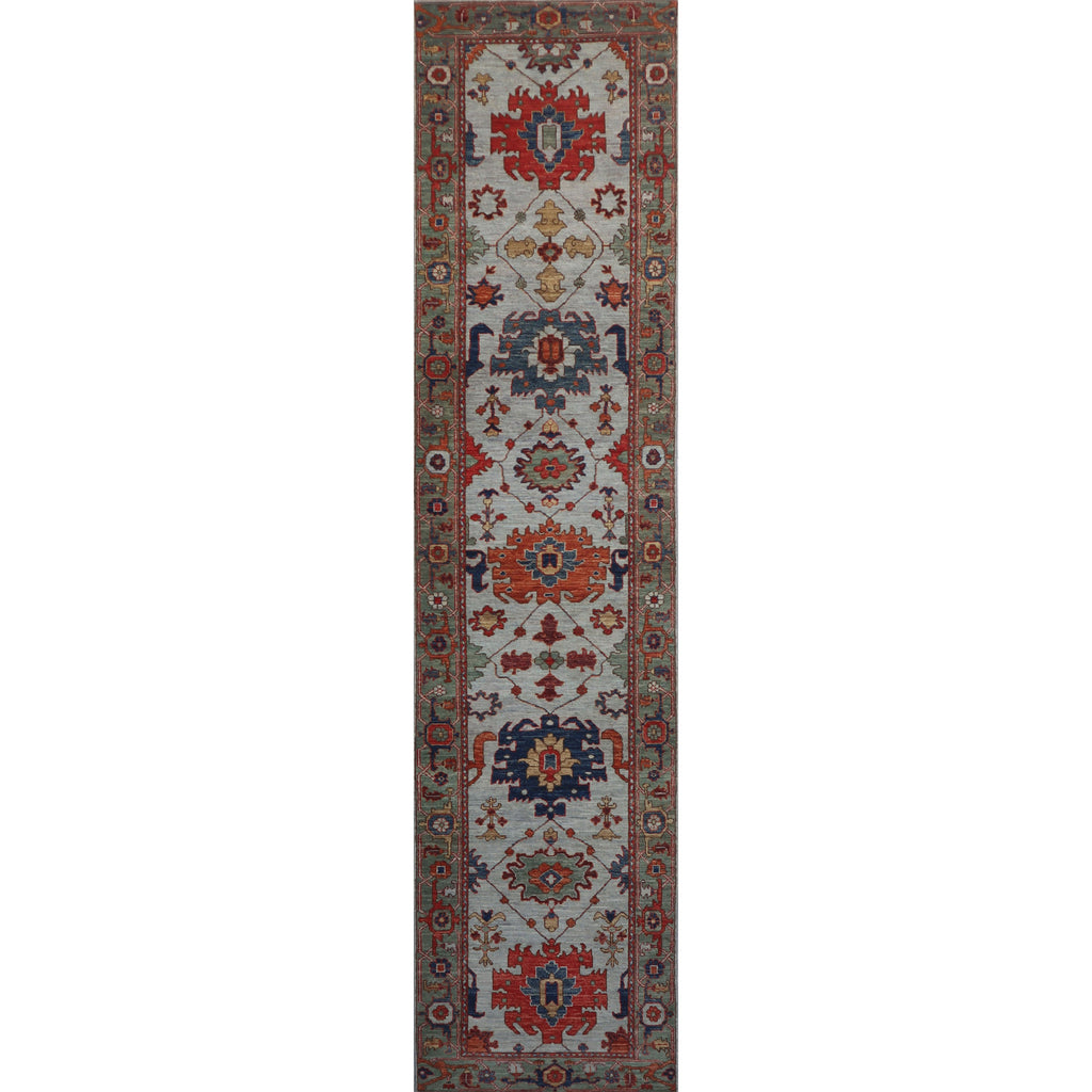 ARYANA ARYAN GREY / GREEN 2'8" X 11'6"