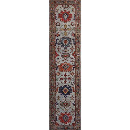 ARYANA ARYAN GREY / GREEN 2'8" X 11'6"