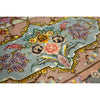 ANTIQUE PERSIAN FINE TABRIZ IVORY / ROSE 11'5" X 16'10"