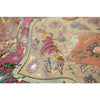 ANTIQUE PERSIAN FINE TABRIZ IVORY / ROSE 11'5" X 16'10"