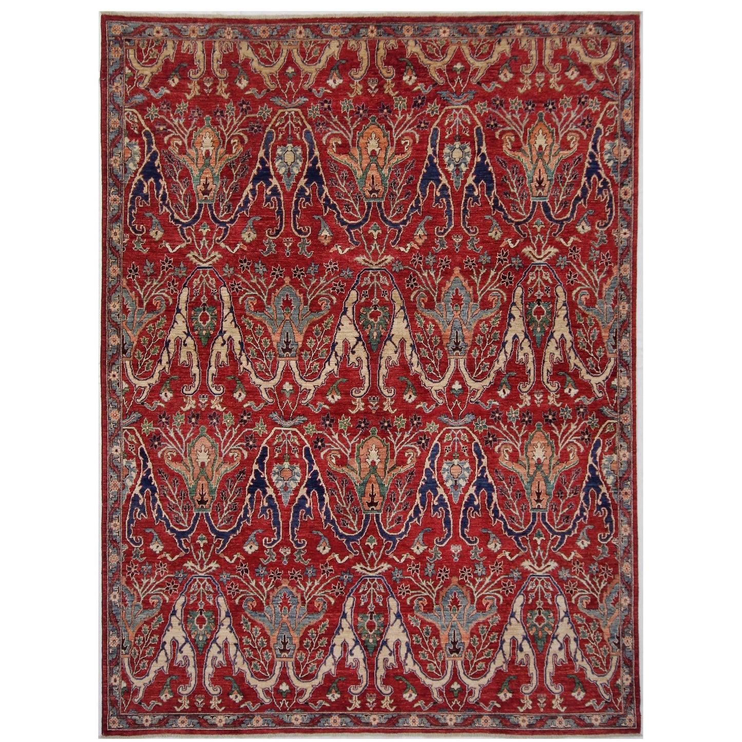 ARYANA BIJAR RED / IVORY  7'9" X 10'1"