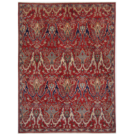 ARYANA BIJAR RED / IVORY  7'9" X 10'1"