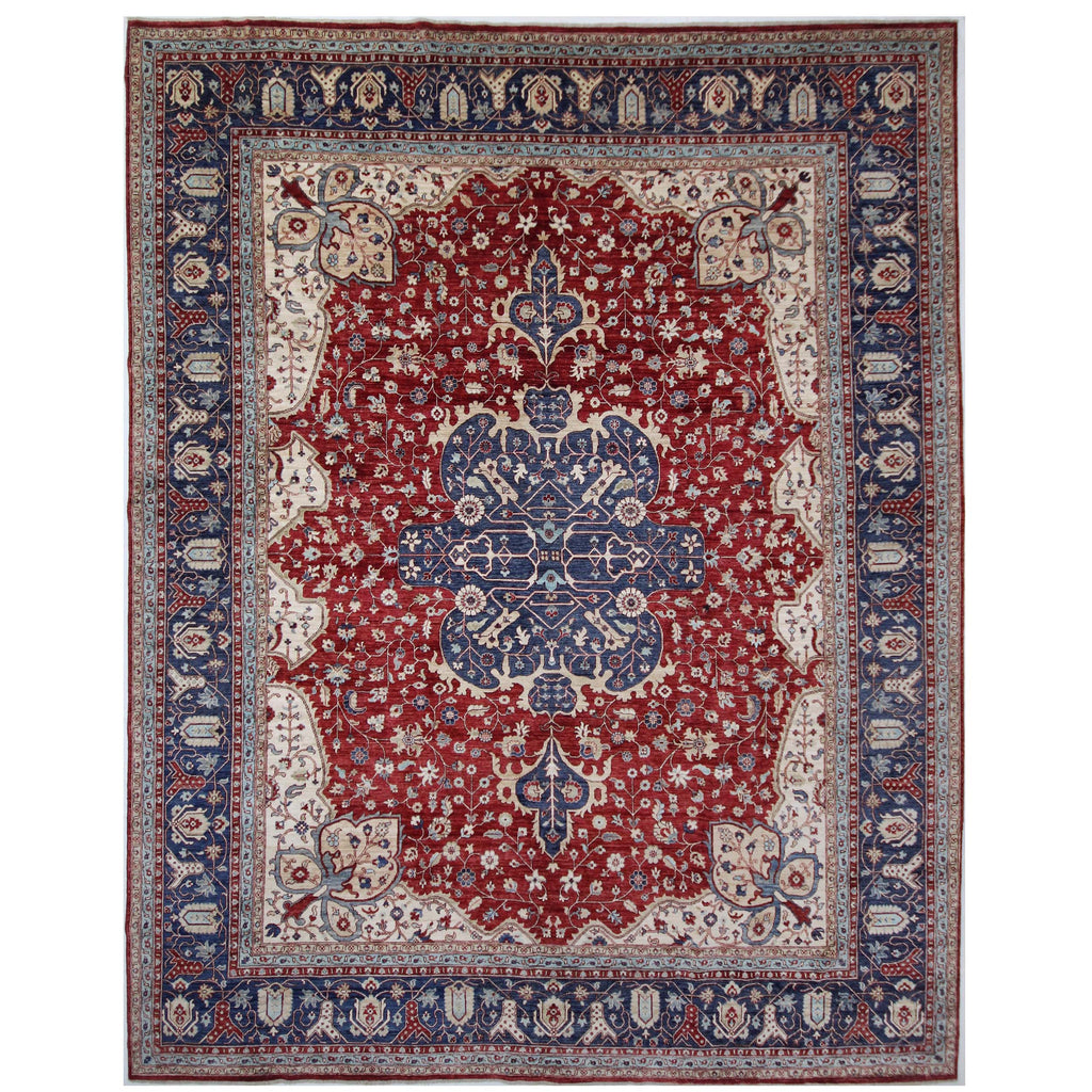 ARYANA ARYAN RED / NAVY 11'9" X 14'9"