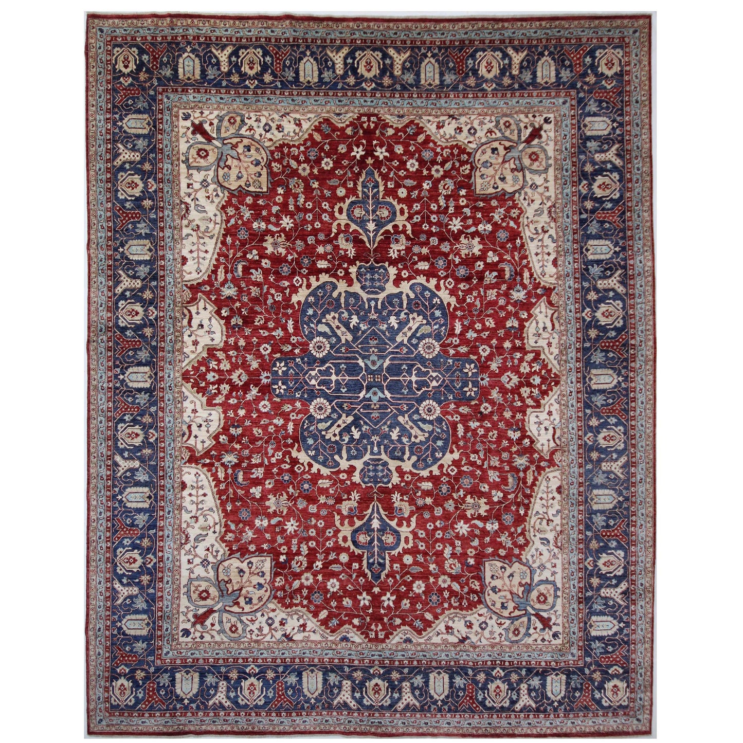 ARYANA ARYAN RED / NAVY 11'9" X 14'9"