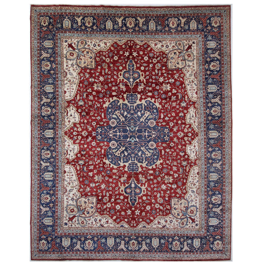 ARYANA ARYAN RED / NAVY 11'9" X 14'9"