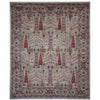 ARYANA TABRZ LIGHT GREEN / RED 8'3" X 9'10"