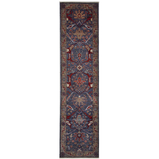 ARYANA BIJAR BLUE / GREY 2'5" X 9'9"
