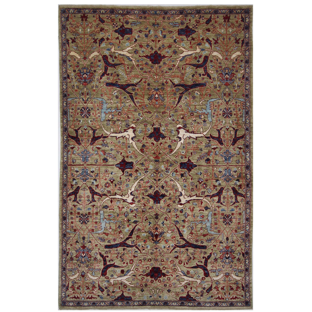 ARYANA ARYAN GREEN / NAVY 5'10" X 9'