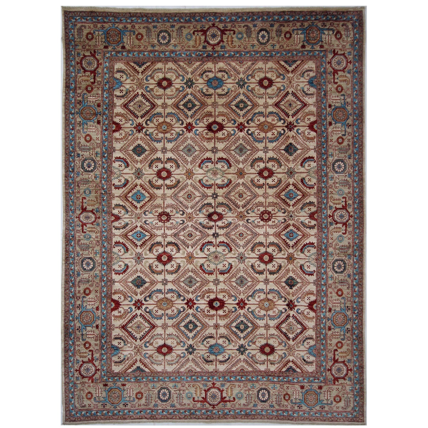 ARYANA ARYAN IVORY / BLUE 8'9" X 11'7"