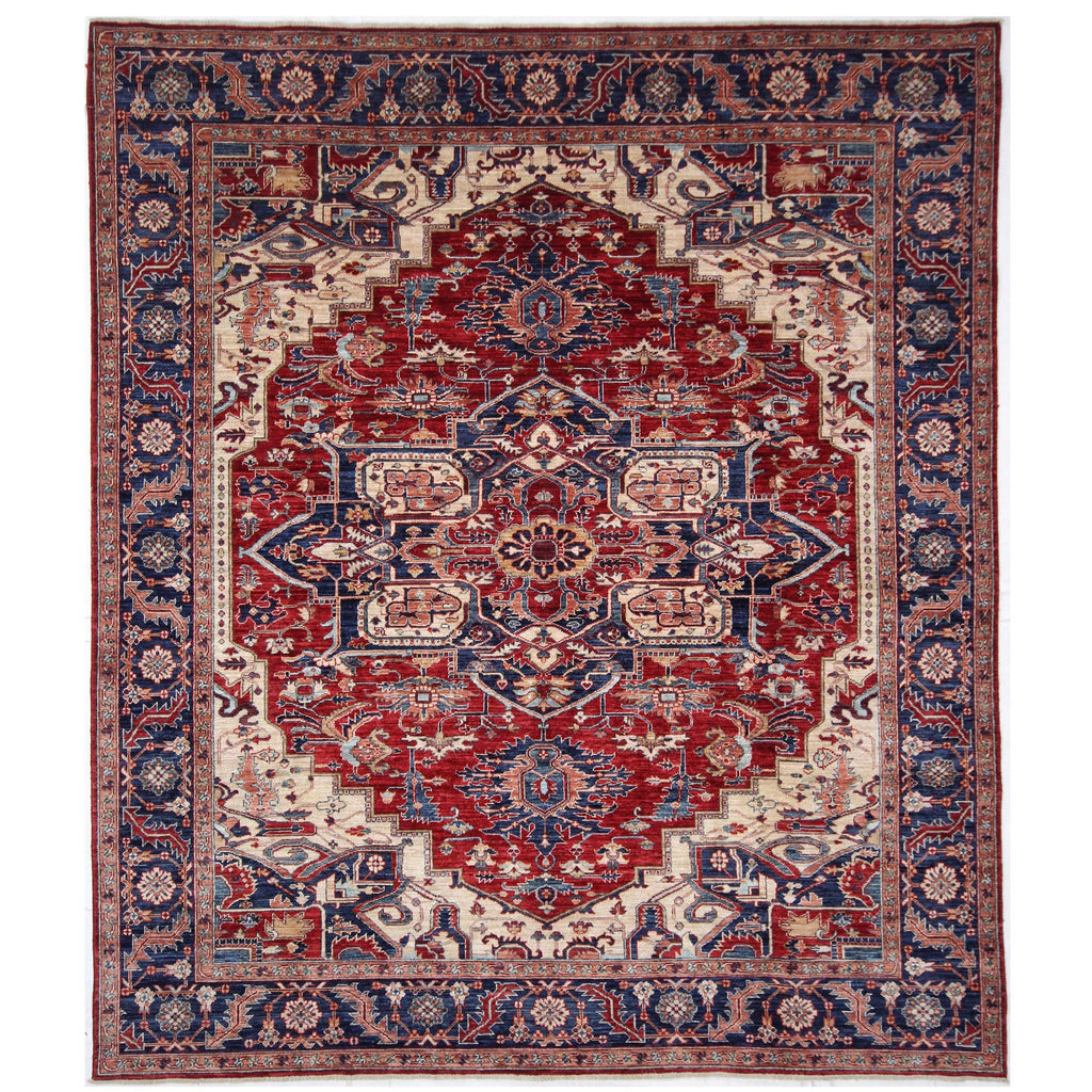 ARYANA HERIZ RED / NAVY 8'3" X 9'11"