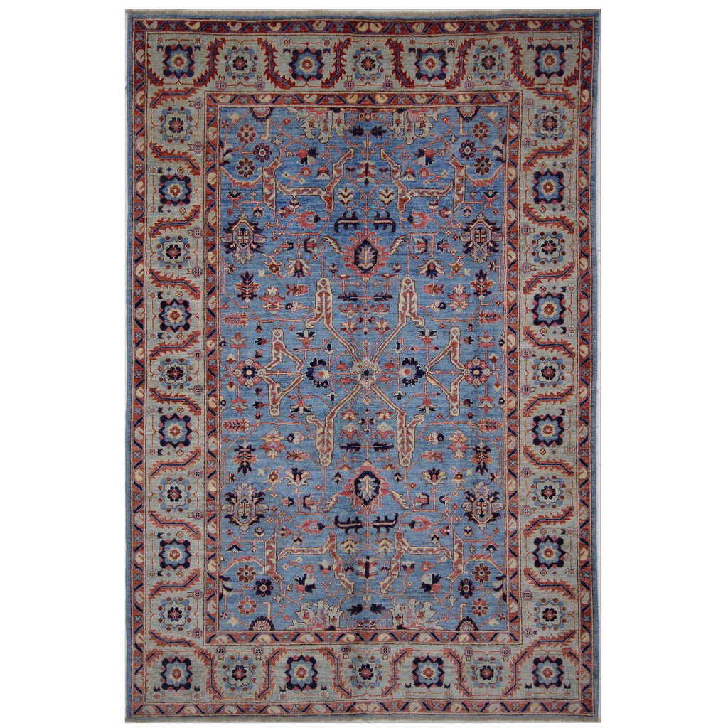 ARYANA ARYAN BLUE / LIGHT GREEN 5'11" X 8'10"