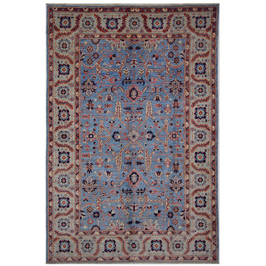 ARYANA ARYAN BLUE / LIGHT GREEN 5'11" X 8'10"