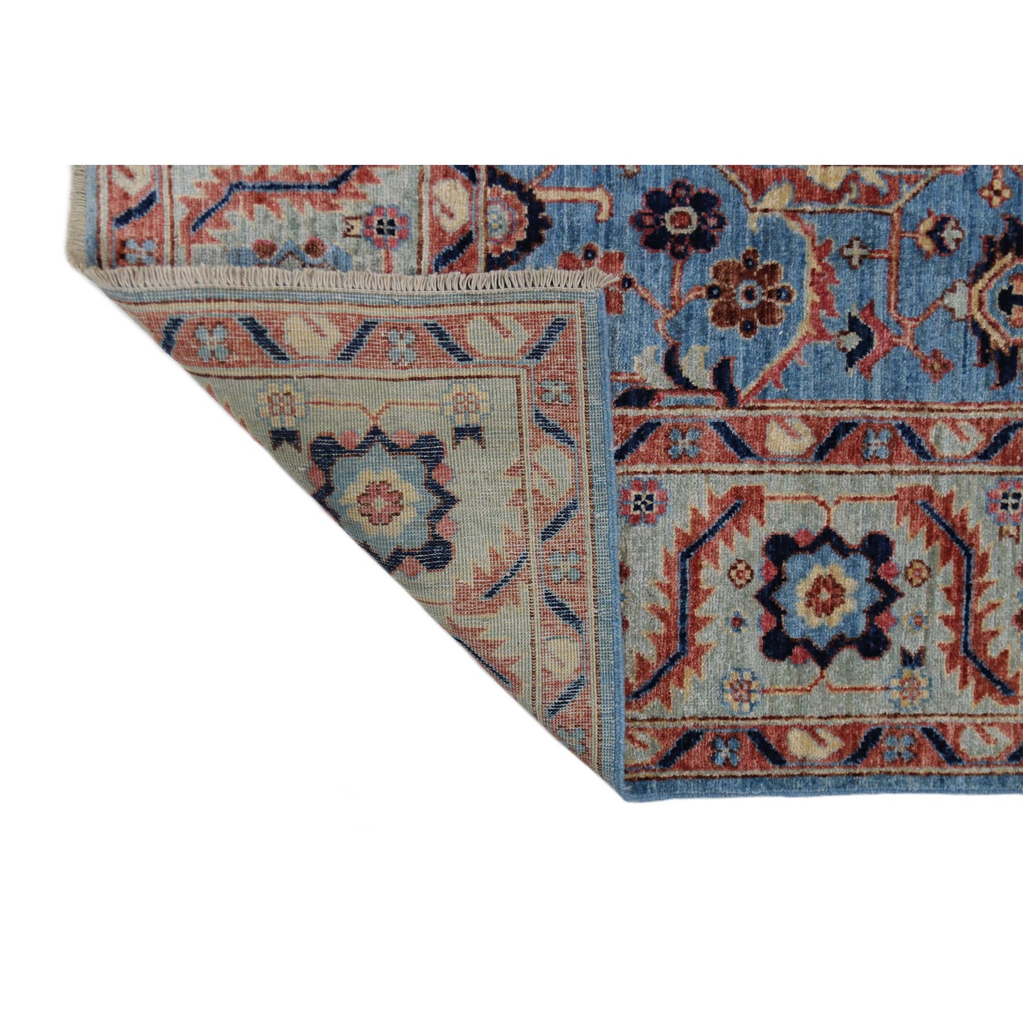 ARYANA ARYAN BLUE / LIGHT GREEN 5'11" X 8'10"
